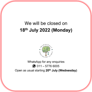 Read more about the article Closed on 18th July, Monday